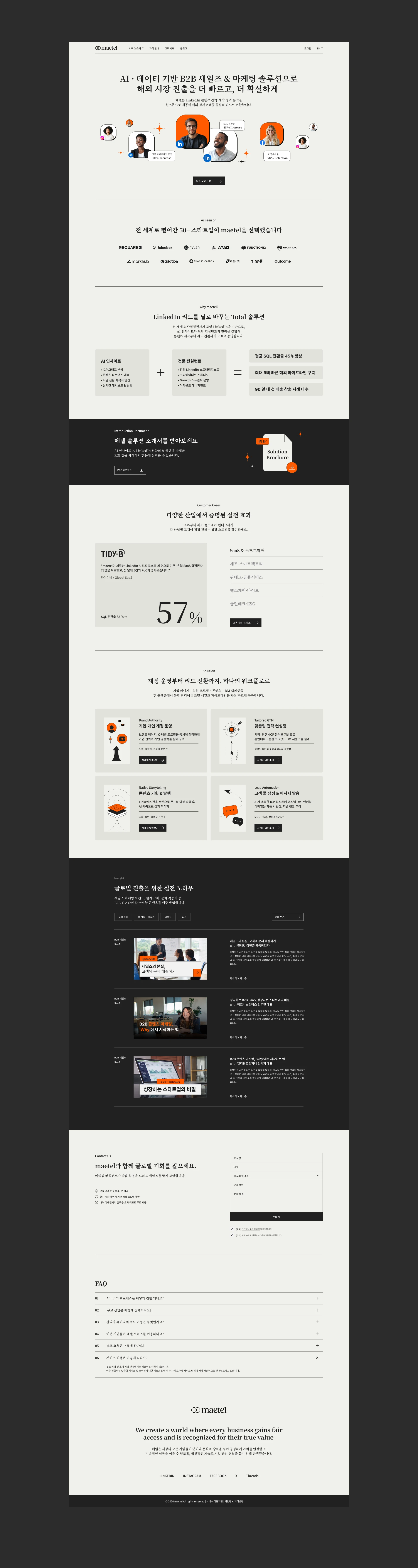 maetel-linkedin-b2b-sales-brand-website-design.webp
