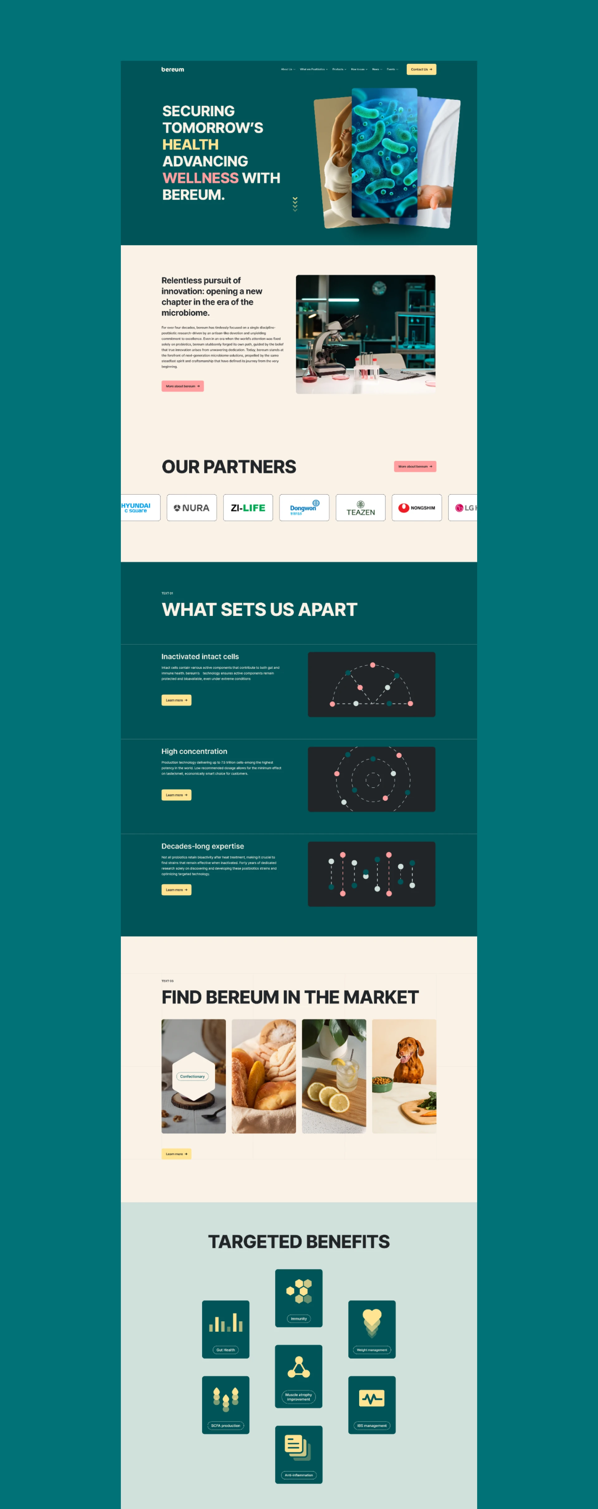 bereum-postbiotics-brand-website-design.webp