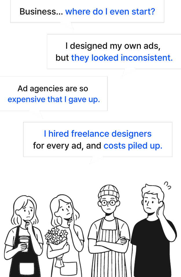 AI Marketing Design Promotion Illustration Small Business Advertising Free