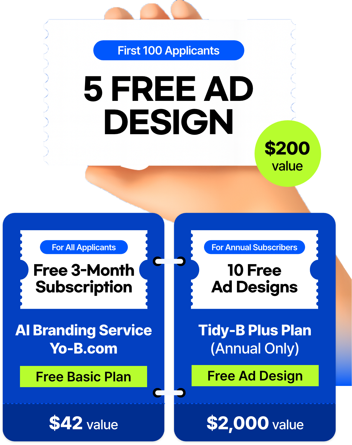 Small Business Free Advertising Design Support Program - YO-B